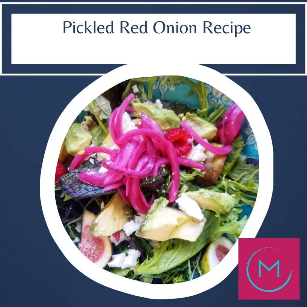 Bowl of Pickled Red Onion