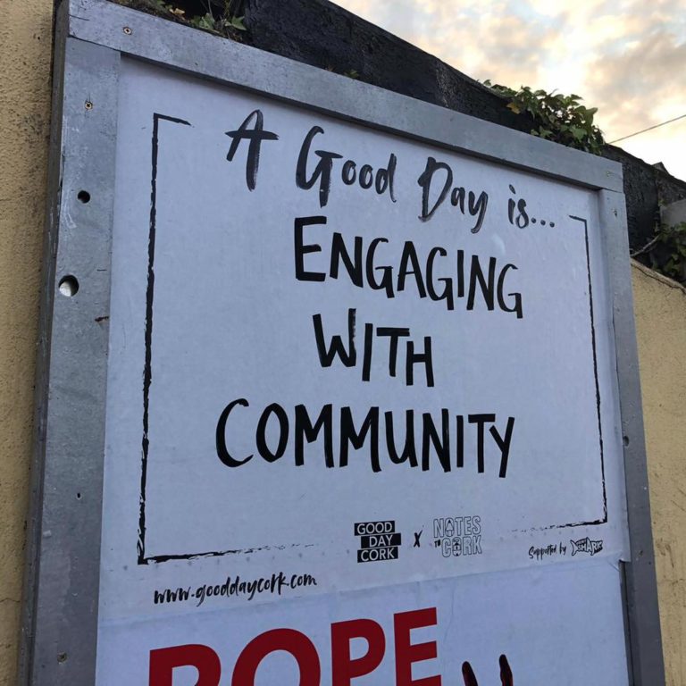 EngagingWithCommunity_GoodDayCork_NotesToCork