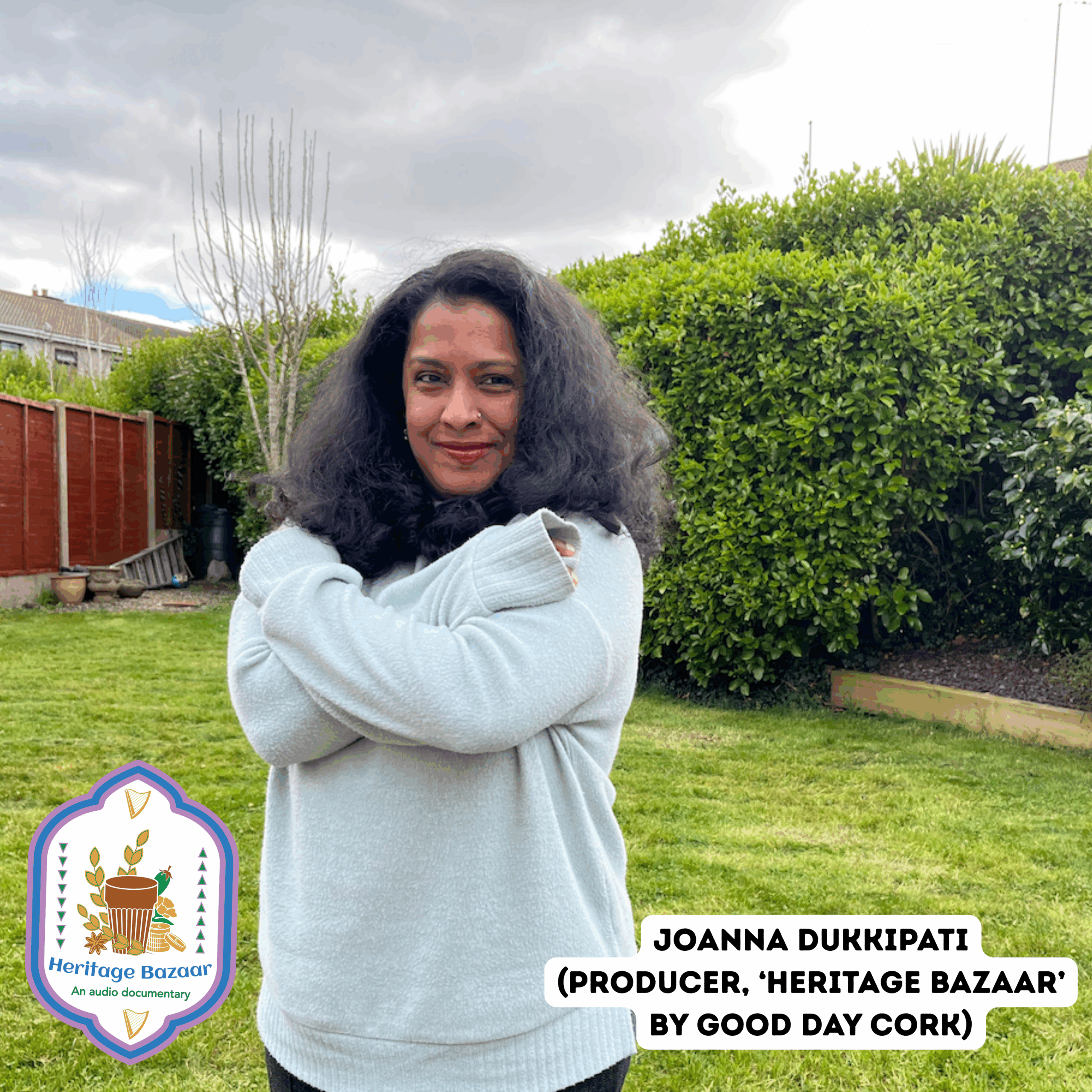 Joanna Dukkipati is the founder of Good Day Cork and in this role has produced all of the radio documentaries in our catalogue. Jo is recipient of Lord Mayor of Cork's Civic Award 2025 "in recognition of her outstanding commitment to supporting and empowering migrant communities through encouraging cultural expression – a true embodiment of community leadership and civic engagement."